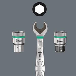 Wera 8790 HMB HF 05003740001 Dop (zeskant) Dopsleutelinzetstuk 6 mm 3/8 (10 mm)