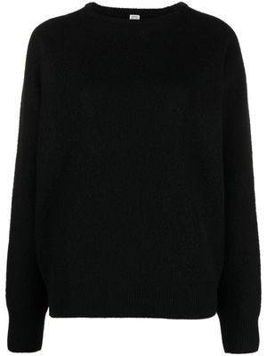 TOTEME pull en laine à col rond - Noir