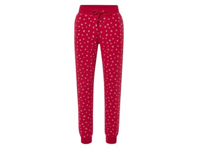 esmara Dames kerstjoggingbroek (Rood, XS (32/34))