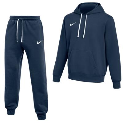 Nike Park 26 Fleece Pullover Hoodie Joggingpak Donkerblauw Wit