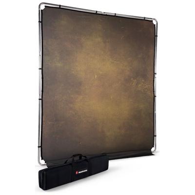Manfrotto EzyFrame vintage achtergrond 2x2,3m olijf