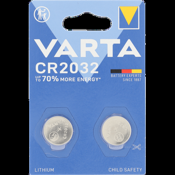 Varta Knoopcel CR2032 Lithium 2 Stuks bij Jumbo