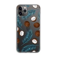 Kokosnoot roze: iPhone 11 Pro Max Transparant Hoesje