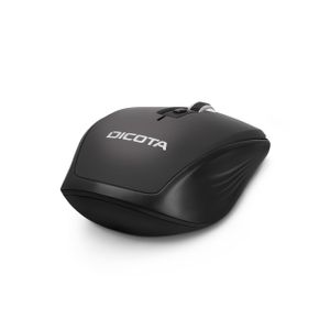 Dicota TRAVEL Muis Bluetooth Optisch Zwart 5 Toetsen 800 dpi, 1200 dpi, 1600 dpi