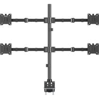 SpeaKa Professional SP-MM-541 Monitor-tafelbeugel 4-voudig 43,2 cm (17) - 88,9 cm (35) Zwart Kantelbaar en zwenkbaar, Draaibaar, In hoogte verstelbaar SpeaKa Professional SP-MM-541 Monitor-tafelbeugel 4-voudig 43,2 cm (17) - 88,9 cm (35) Zwart Kantelbaar en zwenkbaar, Draaibaar, In hoogte verstelbaar