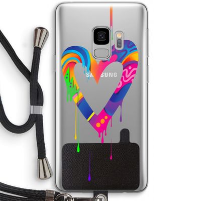Melts My Heart: Samsung Galaxy S9 Transparant Hoesje met koord
