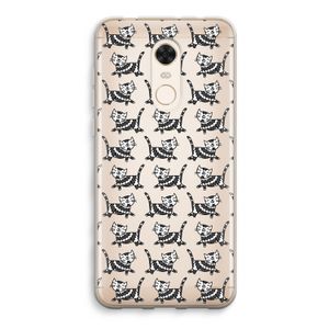 Zwarte poes: Xiaomi Redmi 5 Transparant Hoesje
