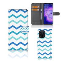 OPPO Find X5 | Telefoon Hoesje | Zigzag Blauw