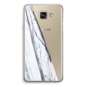 Gestreepte marmer: Samsung Galaxy A5 (2016) Transparant Hoesje