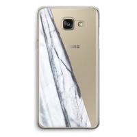 Gestreepte marmer: Samsung Galaxy A5 (2016) Transparant Hoesje