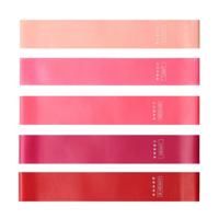5 in 1 sterkte kleurovergang latex elastische ring weerstand band set (roze gradiënt 5 stuks)