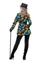 Dames jas neon skull