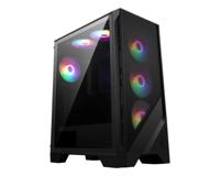 MSI MAG FORGE 120A AIRFLOW computerbehuizing Midi Tower Zwart, Transparant - thumbnail