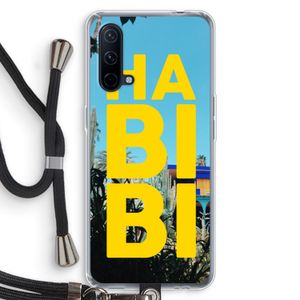 Habibi Majorelle : OnePlus Nord CE 5G Transparant Hoesje met koord