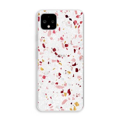 Terrazzo N°9: Pixel 4 XL Transparant Hoesje