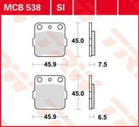 TRW Remblokken, en remschoenen voor de moto, MCB538SI Sinter offroad