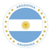 Viltjes met Argentini? vlag opdruk