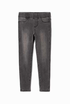 Elastische denim leggings - BLACK - 13/14