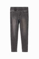 Elastische denim leggings - BLACK - 13/14