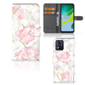 Motorola Moto E13 4G Hoesje Lovely Flowers