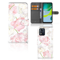 Motorola Moto E13 4G Hoesje Lovely Flowers - thumbnail