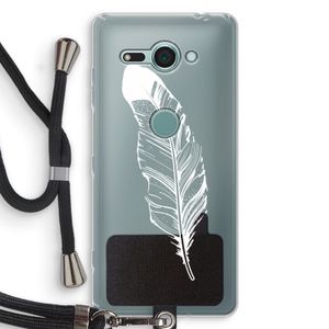 Pluim: Sony Xperia XZ2 Compact Transparant Hoesje met koord