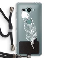 Pluim: Sony Xperia XZ2 Compact Transparant Hoesje met koord