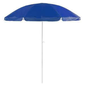 Voordelige strandparasol blauw 200 cm diameter   -