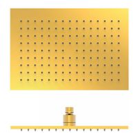 Hoofddouche Tres Selection | 22x32 cm | Rechthoek | 24k Goud glans