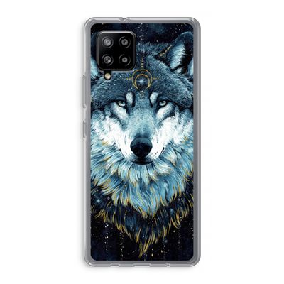 Darkness Wolf: Samsung Galaxy A42 5G Transparant Hoesje