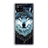 Darkness Wolf: Samsung Galaxy A42 5G Transparant Hoesje