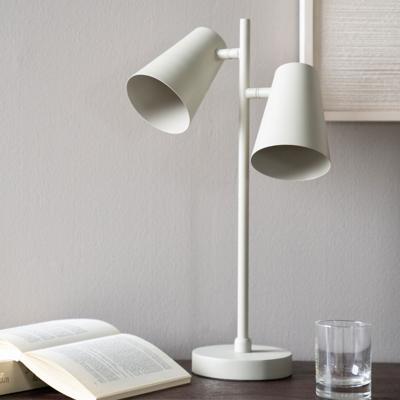 By-Boo Tafellamp 'Cole' 2-lamps, kleur Beige