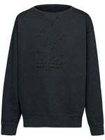 Maison Margiela sweat à logo Numeric brodé - Noir