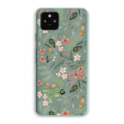 Sweet little flowers: Google Pixel 5a 5G Transparant Hoesje