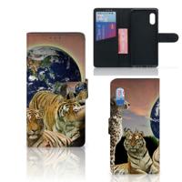 Samsung Xcover Pro | Telefoonhoesje | Met pasjeshouder | Roofdieren