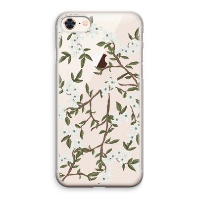 Blossoming spring: iPhone 8 Transparant Hoesje