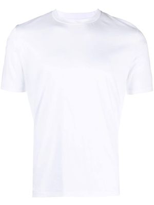 Zimmerli t-shirt en coton à col rond - Blanc