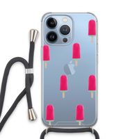 Waterijsje: iPhone 13 Pro Transparant Hoesje met koord