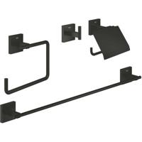 4-in-1 accessoireset - GROHE - 411152430 - Start Cube - Matzwart 4-in-1 accessoireset - GROHE - 411152430 - Start Cube - Matzwart