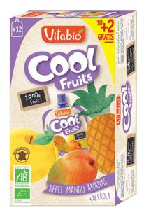 Vitabio Coolfruit appel mango ananas 90 gr bio (12 st)