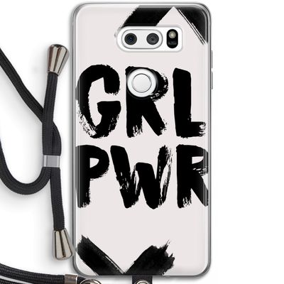 Girl Power #2: LG V30 Transparant Hoesje met koord