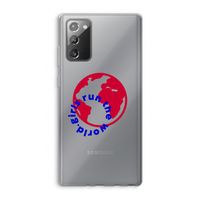 Run The World: Samsung Galaxy Note 20 / Note 20 5G Transparant Hoesje