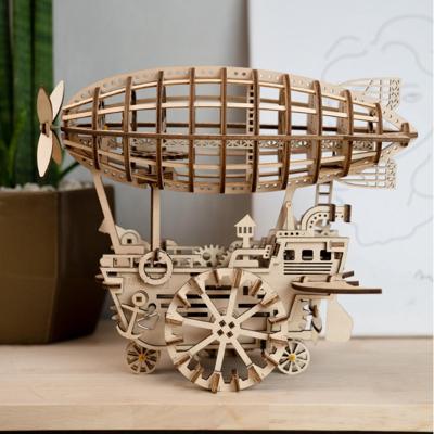 Robotime Zeppelin Airship hout Knutselen modelbouw
