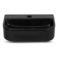 Blue Label Anholt fontein 32x22x8.5 cm keramisch mat zwart