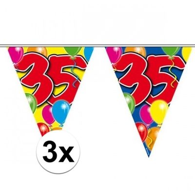 3x vlaglijn 35 jaar plastic 10 meter