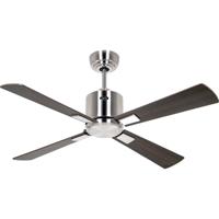 CasaFan ECO NEO III 103 BN-NB/KI WiFi Flügel Nussbaum/Kirsche Plafondventilator Chroom (geborsteld) Met afstandsbediening, Timer, Met wintermodus, Bediening