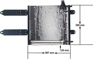 Condensor, airconditioning AC286000S