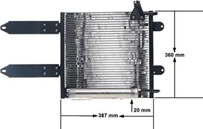Condensor, airconditioning AC286000S