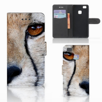Huawei P9 Lite Telefoonhoesje met Pasjes Cheetah - thumbnail