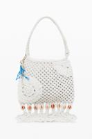 Small crochet shopping bag - WHITE - U